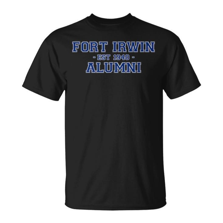 Fort Irwin Alumni College Themed Military Veteran T-shirt