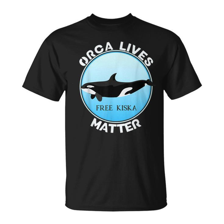 Free Kiska Orca Whale Ontario  Unisex T-Shirt
