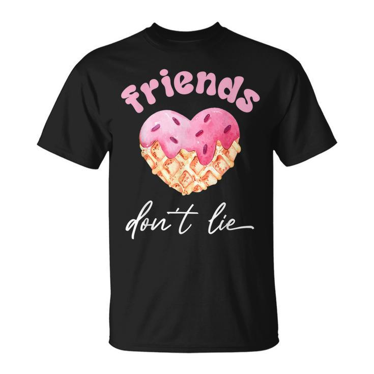 Friends Dont Lie Waffle Lovers T-Shirt