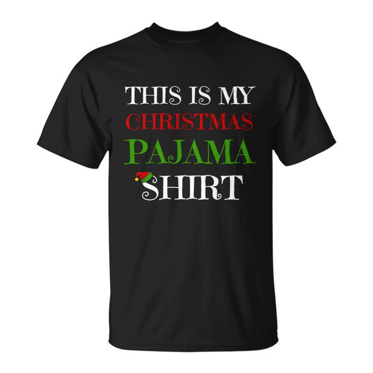 Funny Christmas Pajama Gift V2 Unisex T-Shirt