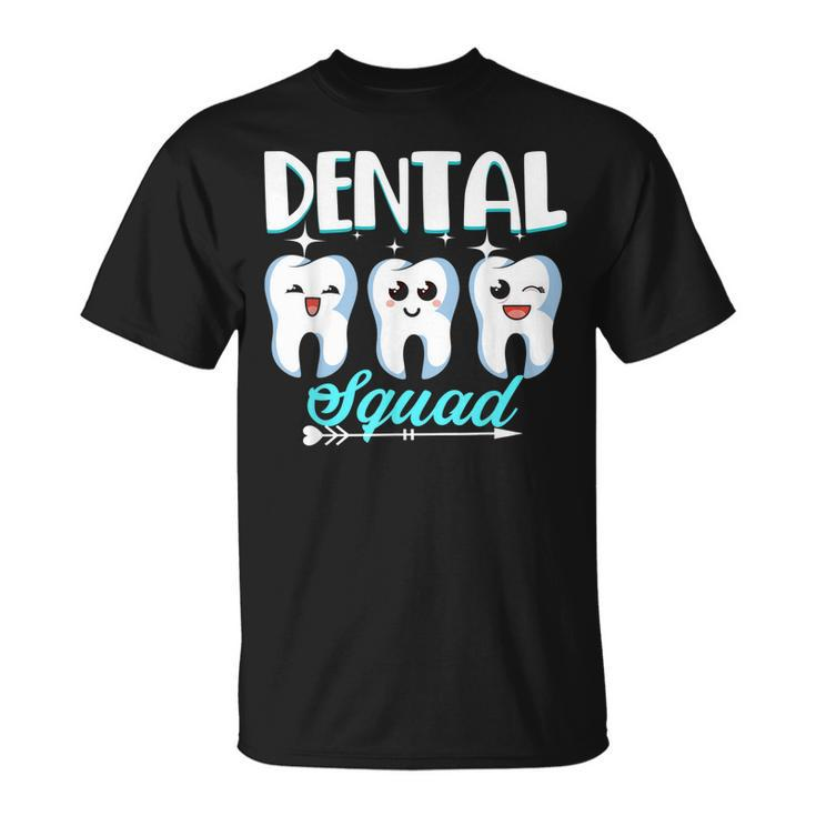 Funny Dental Squad Dentist Hygienist Dentistry Student Gift Unisex T-Shirt