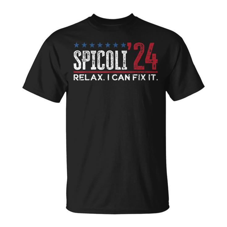 Funny Distressed Spicoli 24 Spicoli 2024 Relax I Can Fix It Unisex T-Shirt