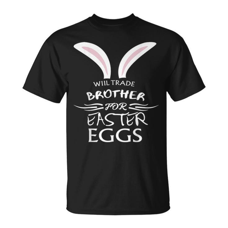 Funny Easter Brother Egg Hunting Rabbit Party V2 Unisex T-Shirt