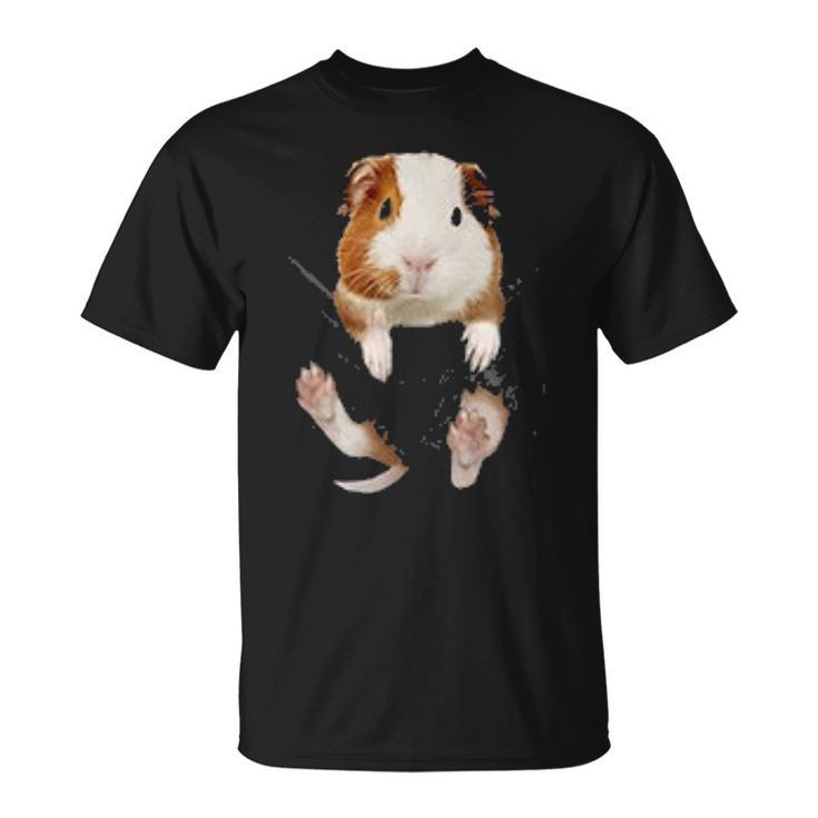 Funny Guinea Pig In Your Pocket Unisex T-Shirt