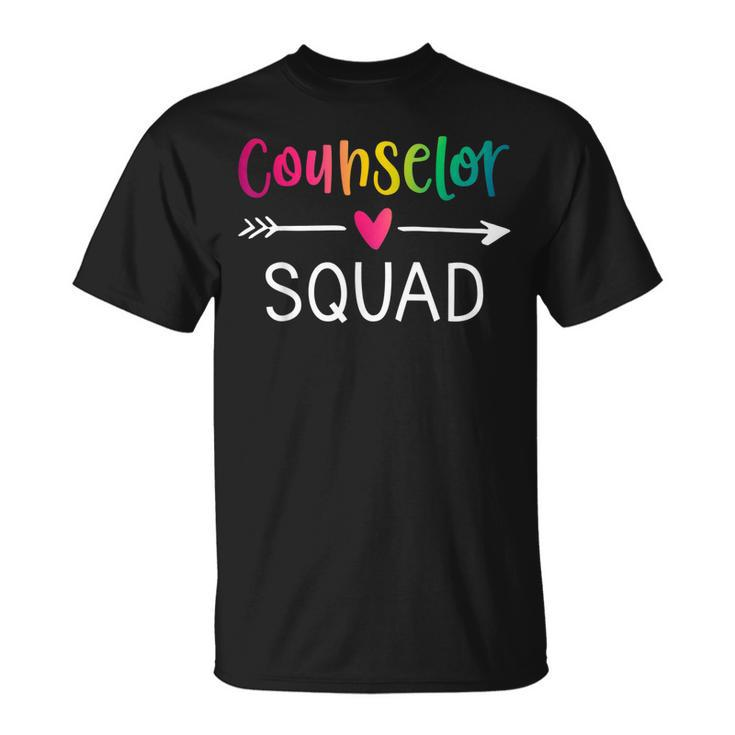 Funny School Counselor  School Counselor Squad Unisex T-Shirt