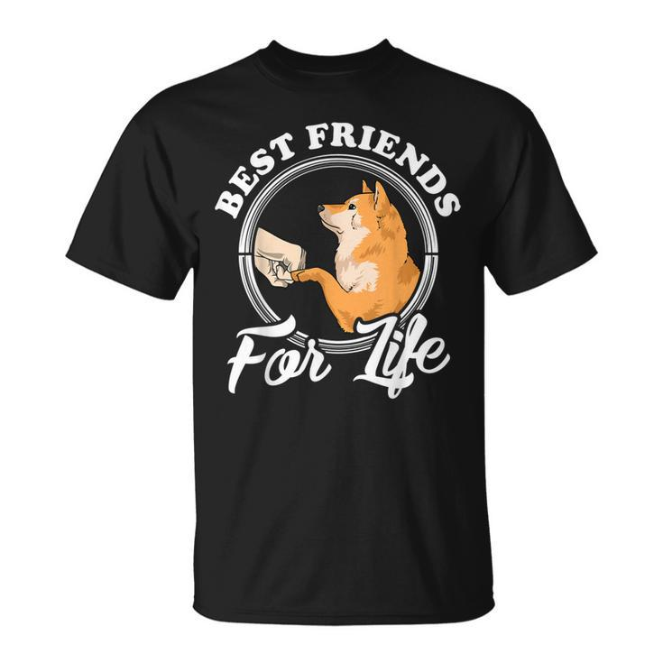Funny Shiba Inu Design Best Friends Shiba Inu Lovers  Unisex T-Shirt