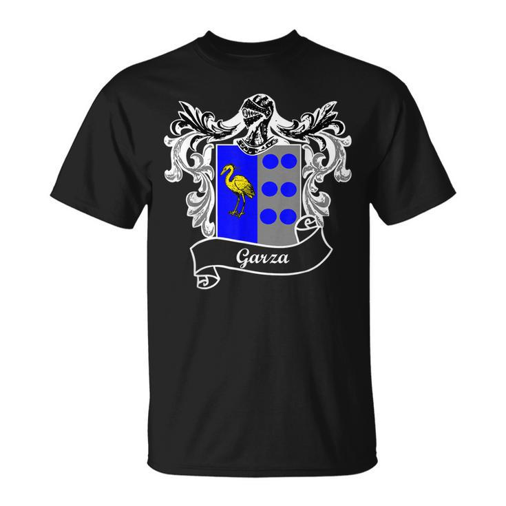 Garza Coat Of Arms Surname Last Name Crest T-shirt