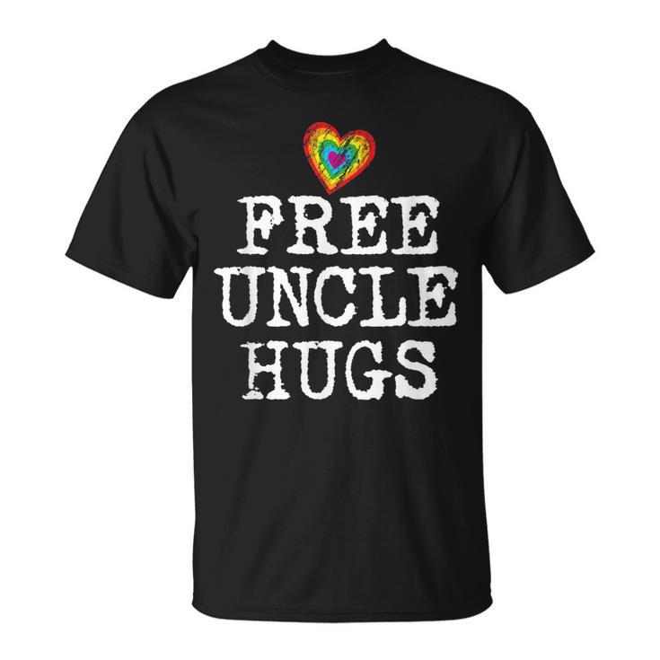 Gay Pride Free Hugs For Lgbt  For Uncle Unisex T-Shirt
