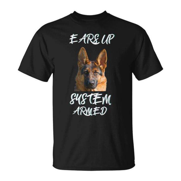 German Shepherd Three Things You Dont Mess With T-Shirt