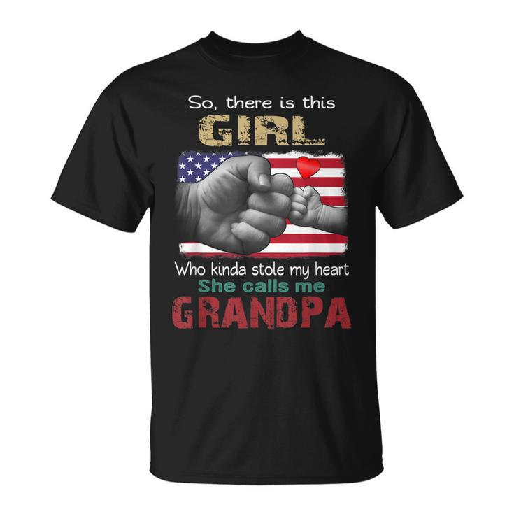 This Girl Who Kinda Stole My Heart She Calls Me Grandpa T-Shirt