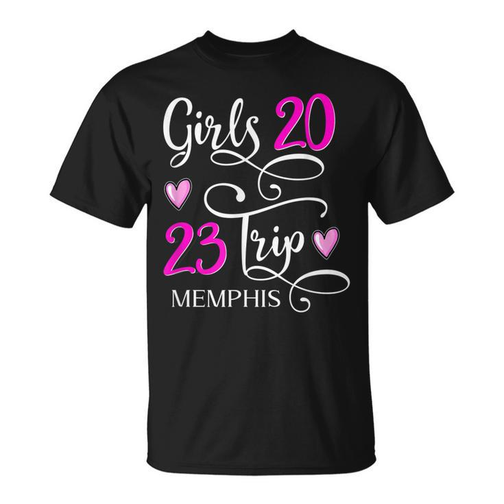Girls Trip Memphis Tennessee 2023 Vacation Matching Group  Unisex T-Shirt