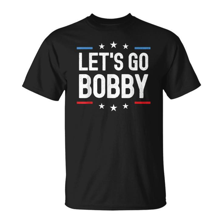 Lets Go Bobby Name Personalized Men Boys Birthday Custom T-shirt