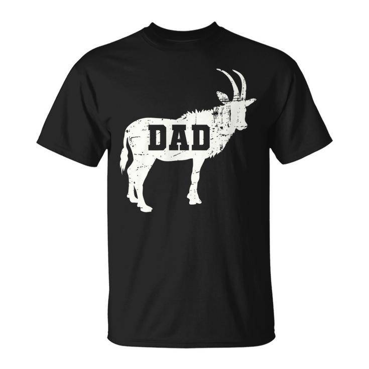 Mens Goat Dad All Time Greatest Vintage T-Shirt