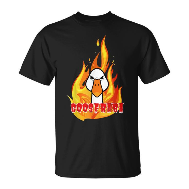Goosfraba Angry Goose  Unisex T-Shirt