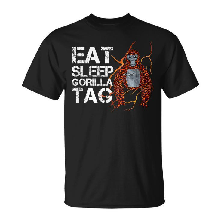 Gorilla Tag Vr Gamer  For Kids N Eat Sleep Gorilla  Unisex T-Shirt