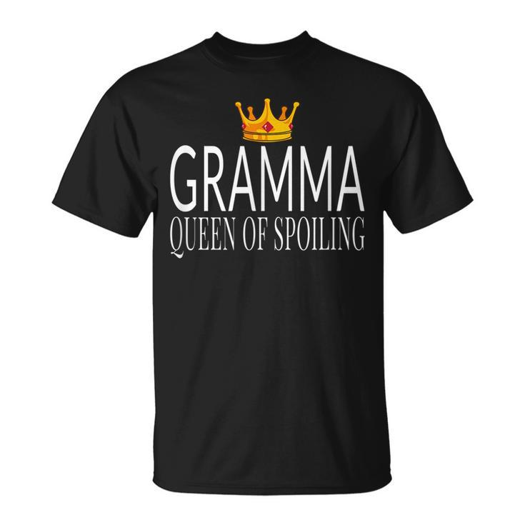 Gramma Queen Of Spoiling - Matching Grandparent  Unisex T-Shirt