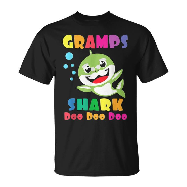 Gramps Shark  Funny Fathers Day Gift For Mens Dad Unisex T-Shirt