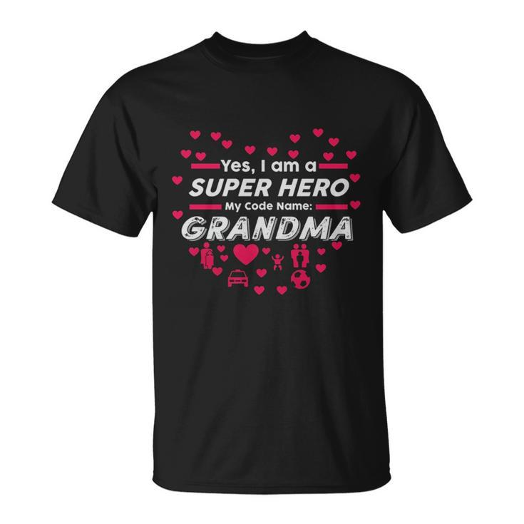 Grandma Superhero Tshirt Super Hero Tee T-shirt