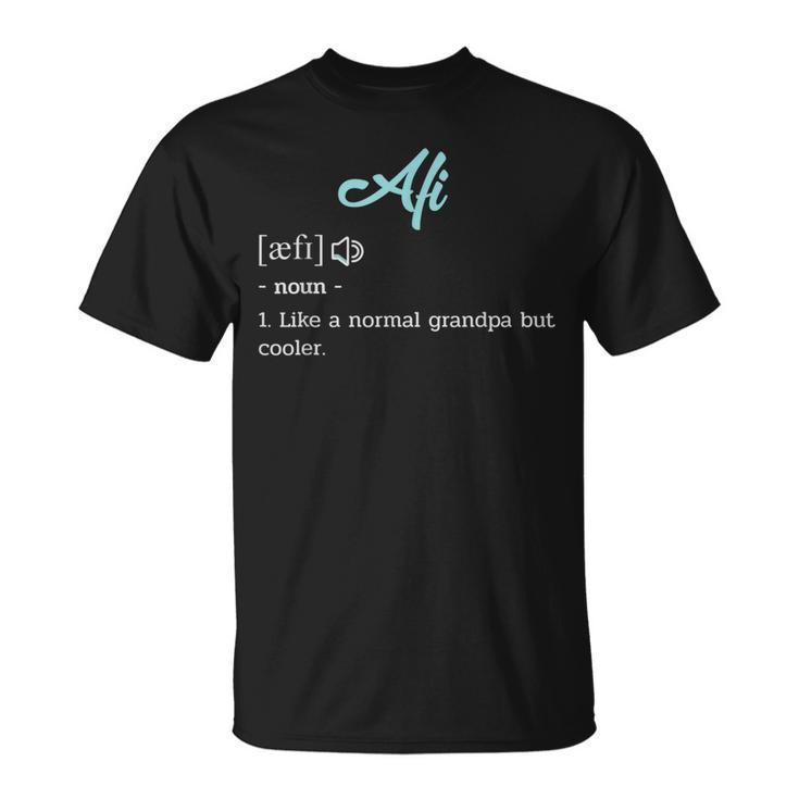  Grandpa Afi Iceland Funny Definition Gift For Mens Unisex T-Shirt