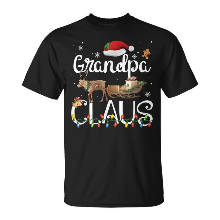 Grandpa Claus Funny Grandma Santa Pajamas Christmas Grandpa Unisex T-Shirt