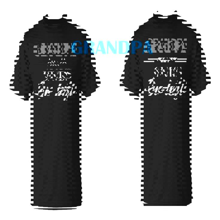 Grandpa Of Miss Onederful 1St Birthday First Onederful Gift For Mens Unisex T-Shirt