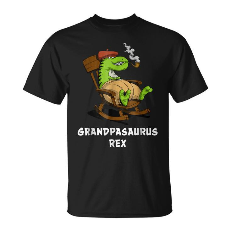 Grandpa Trex Dinosaur Funny Grandfather Unisex T-Shirt