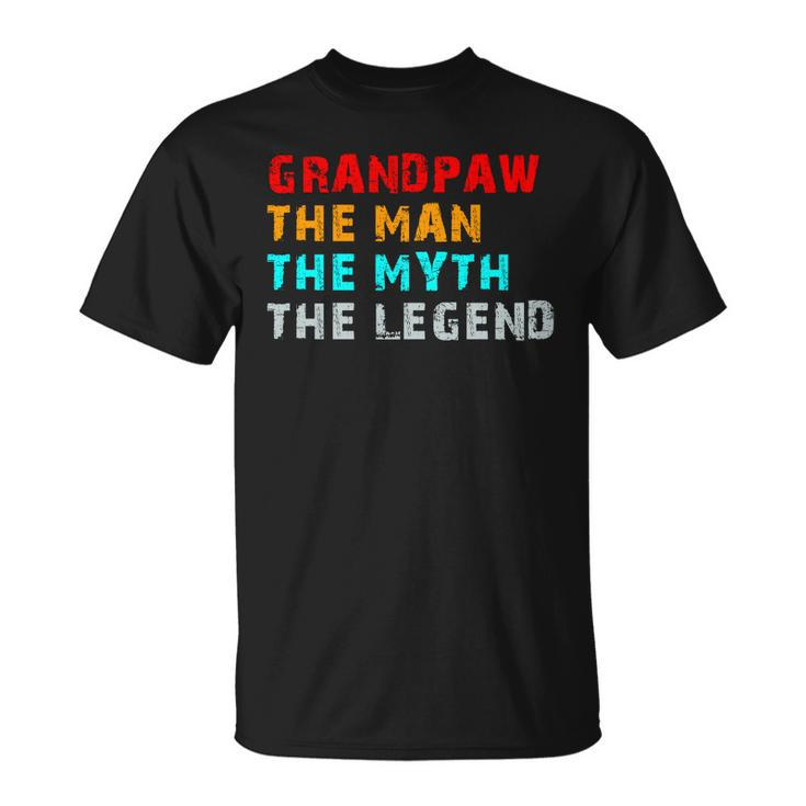 Grandpaw The Man The Myth The Legend Unisex T-Shirt