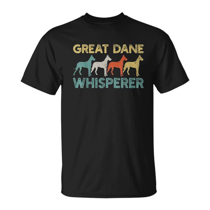 Great Dane Dog Retros T-shirt