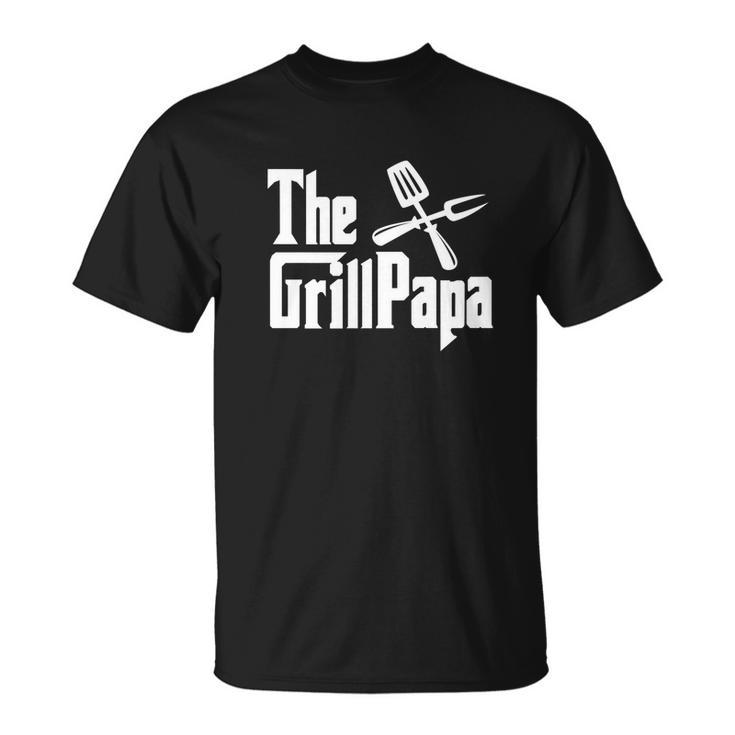Grill Master Papa Bbq Gag Gif For Dads T-shirt