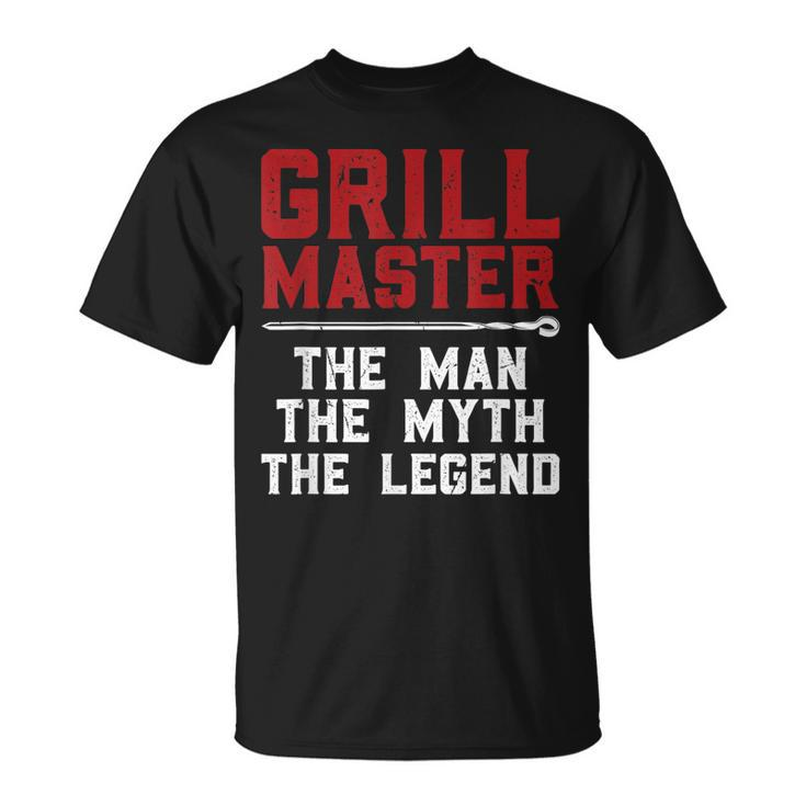 Grill Master The Man The Myth The Legend | Bbq Unisex T-Shirt