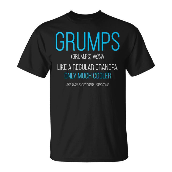 Mens Grumps Like A Regular Grandpa Definition Cooler T-Shirt