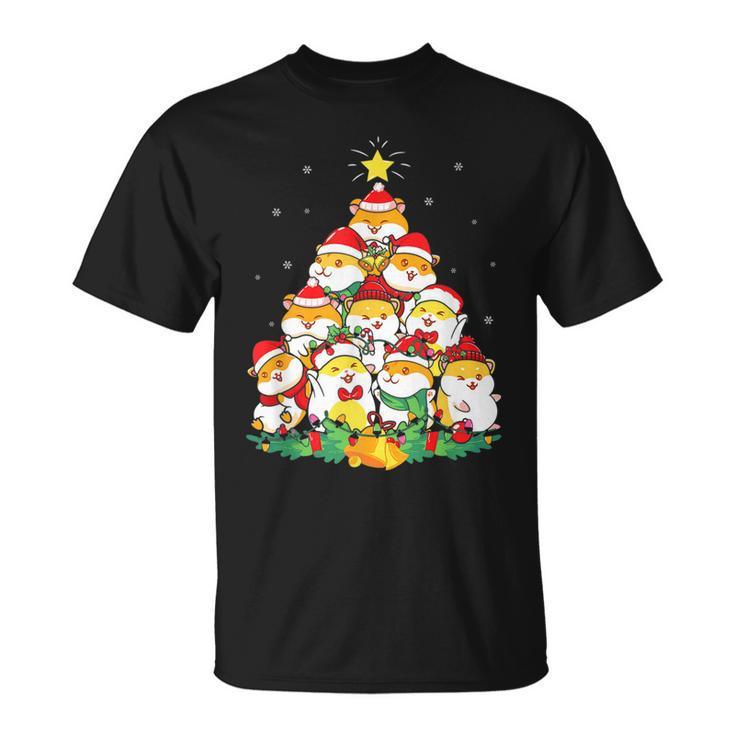 Guinea Pig Christmas Tree Ornament Decor Xmas Pajamas T-shirt