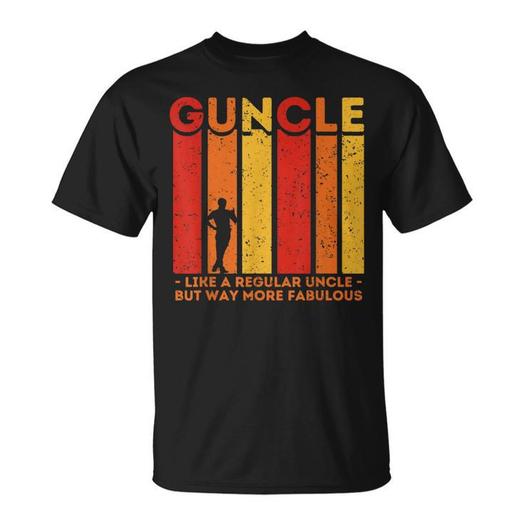 Guncle Gifts Funny Gifts For Gay Uncle Unisex T-Shirt