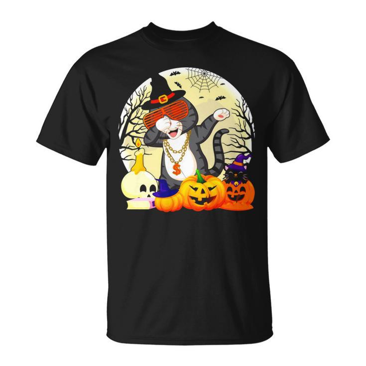 Halloween Cat Dad V2 Unisex T-Shirt