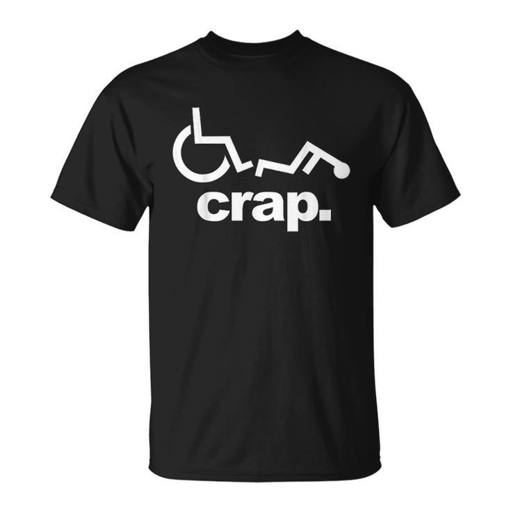 Handicap Wheelchair Wheelchair Fall T-shirt