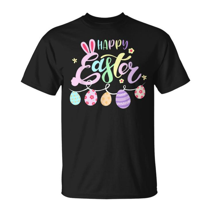 Happy Easter Bunny Eggs Hunt Cute Women Girls Kids   Unisex T-Shirt