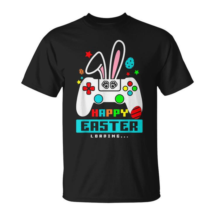 Happy Easter Day Bunny Egg Video Game Boys Girls Kids Gamer  Unisex T-Shirt