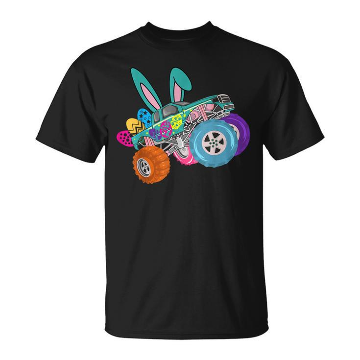Happy Easter Funny Easter Bunny Monster Truck Lovers  Unisex T-Shirt