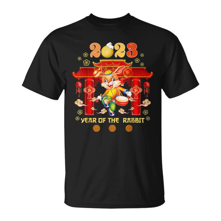 Happy New Year 2023 Year Of The Rabbit Eve Party Supplies T-shirt