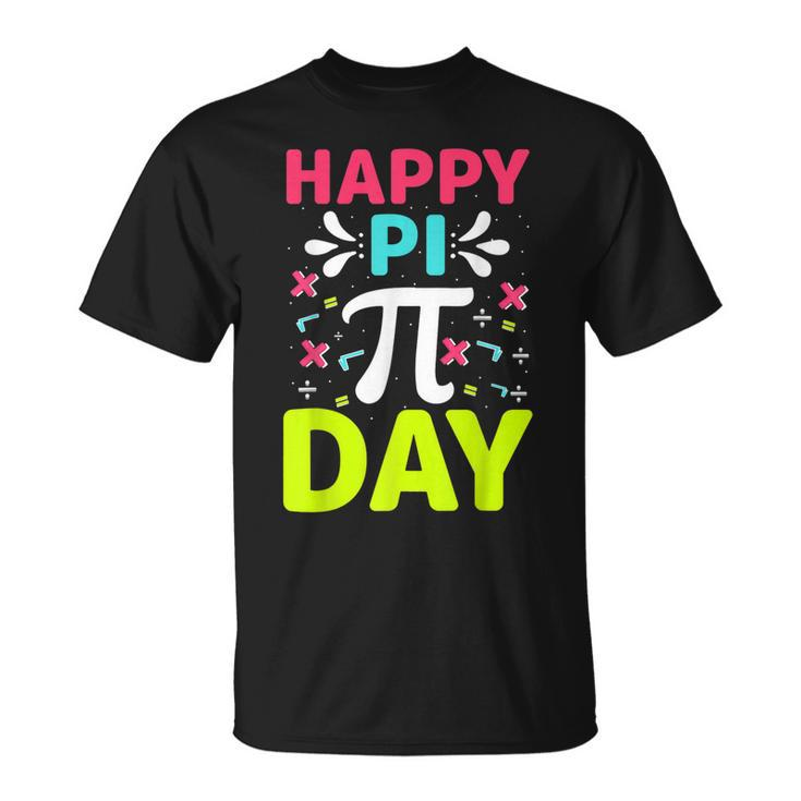Happy Pi Day Kids Math Teachers Student Professor Pi Day V4 T-Shirt