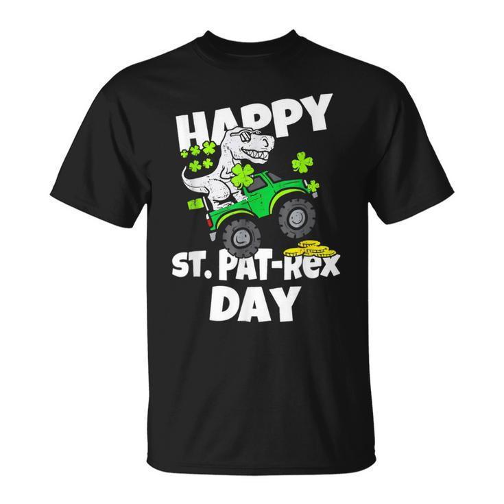 Happy St Pat T Rex Day Cute Dinosaurus St Patricks Day T-Shirt