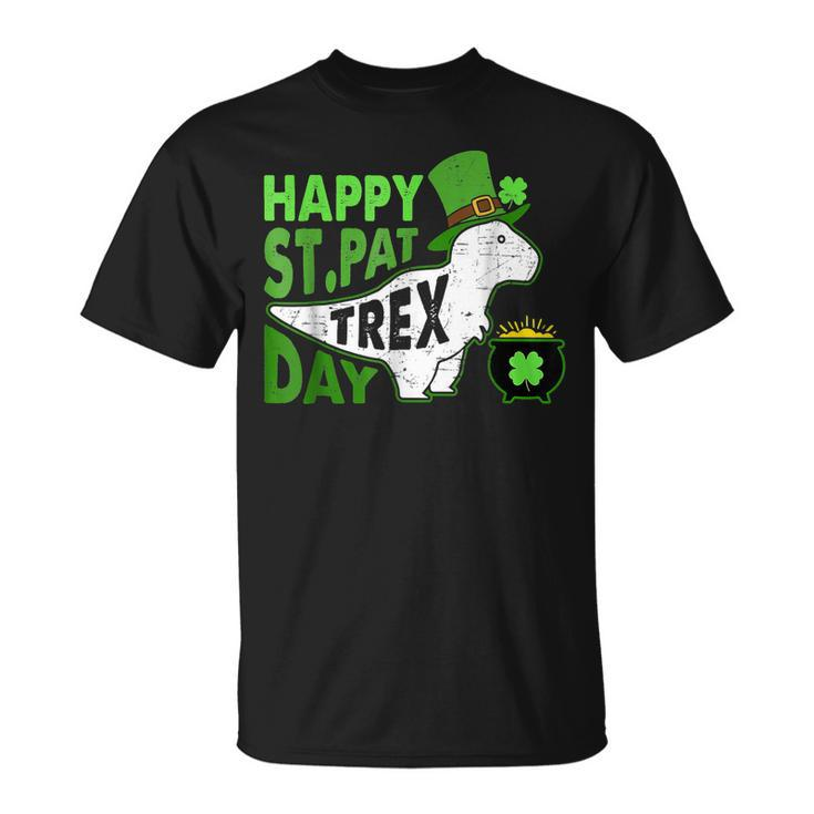 Happy St Pat T Rex Day T Dinosaur St Patricks Day T-Shirt