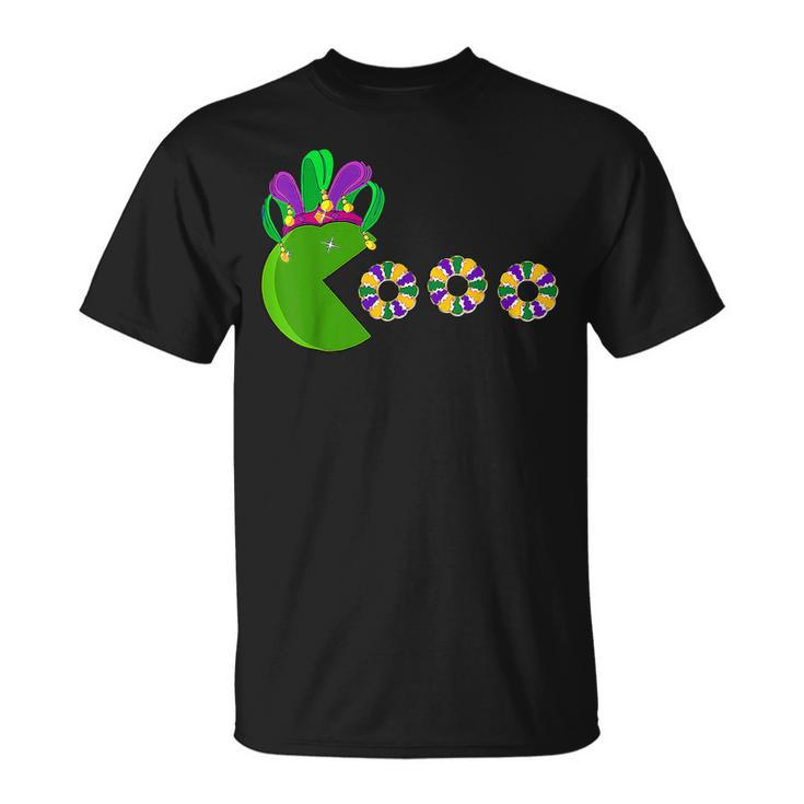 Hat Eating King Cakes Mardi Gras New Orleans Carnival T-shirt