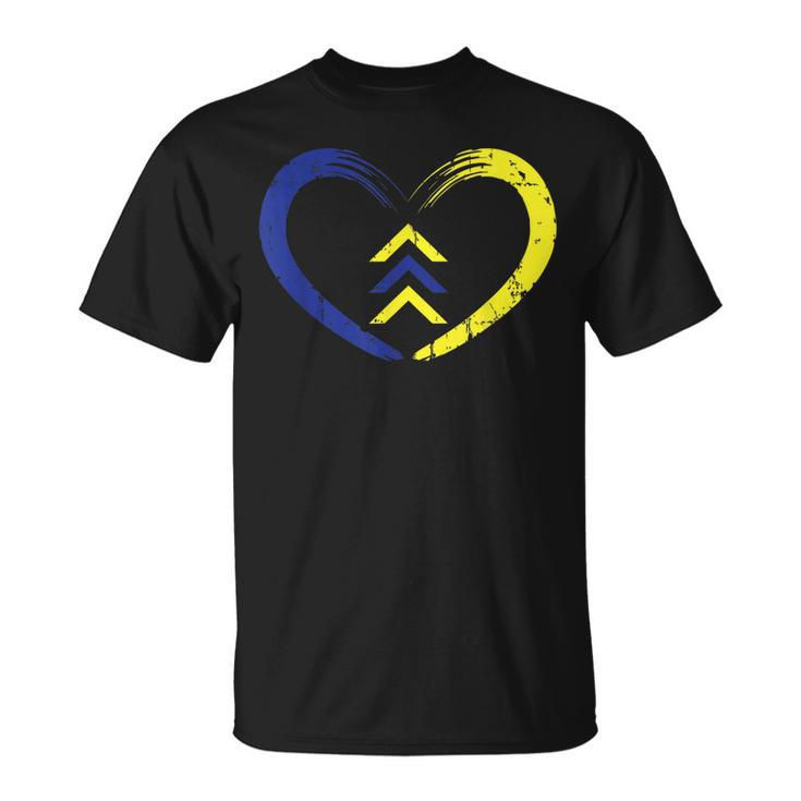 Heart Trisomy 21 Awareness World Down Syndrome Day 2020 Gift  Unisex T-Shirt