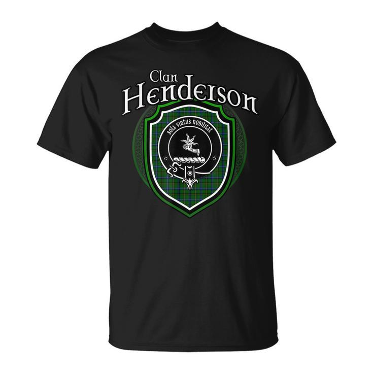 Henderson Clan Crest | Scottish Clan Henderson Family Badge Unisex T-Shirt