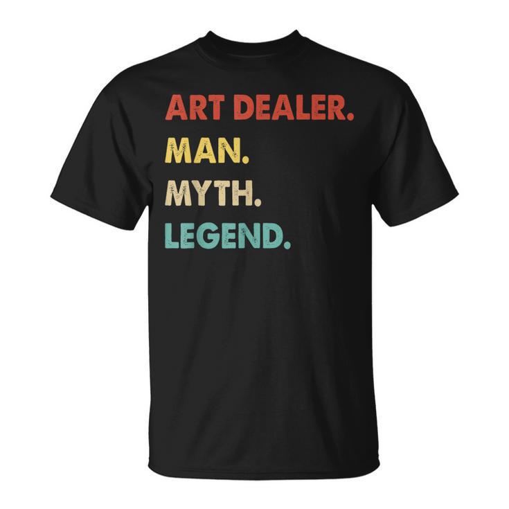 Herren Kunsthändler Mann Mythos Legende T-Shirt