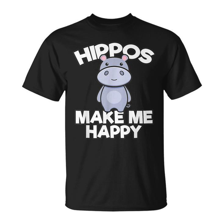 Hippo Hippopotamus Hippo Lovers Cute Baby Hippopotamus  Unisex T-Shirt