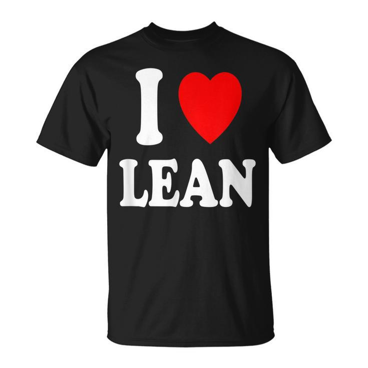 I Heart Love Lean  Unisex T-Shirt