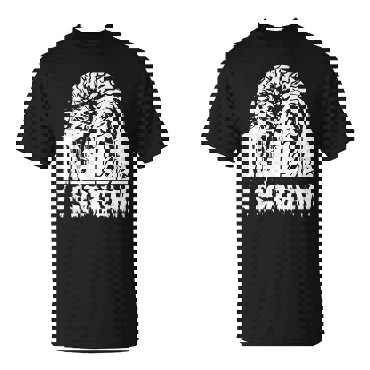 I Scream Halloween Costume For Iscream Lovers Unisex T-Shirt