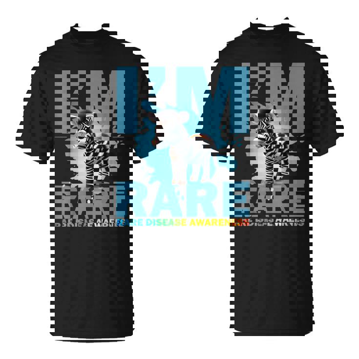Im Rare Cute Zebra For Rare Disease Awareness  Unisex T-Shirt